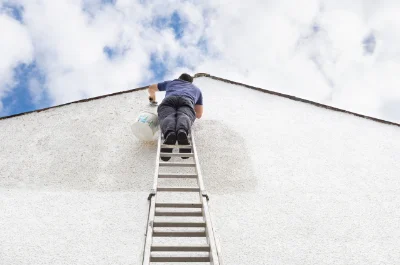 Peinture extérieure à Savères — façades et ravalement